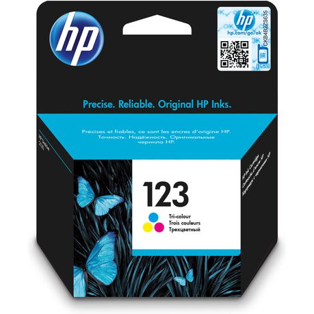 HP 123 Tri-Colour Ink Cartridge - HPF6VI6AE
