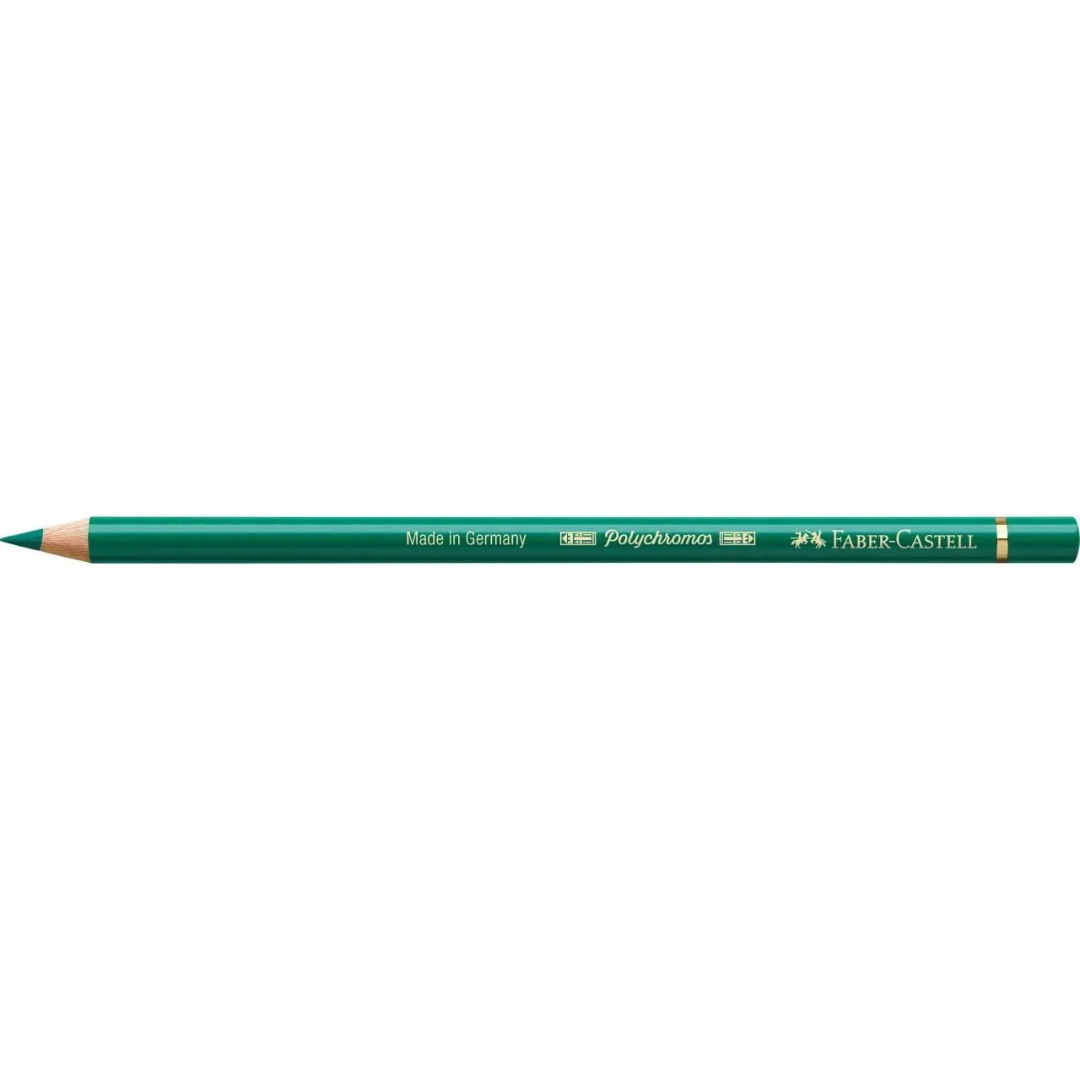 Faber-Castell Polychromos Colour Pencil 264 Dark Phthalo Green Box Of 6 - A110264