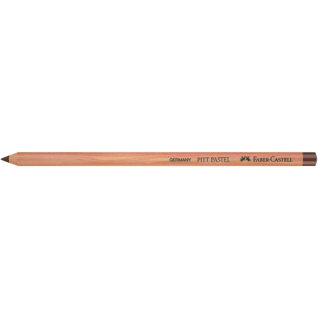Faber-Castell Pitt Pastel Pencil 176 Van Dyck Brown Box Of 6 - A112276