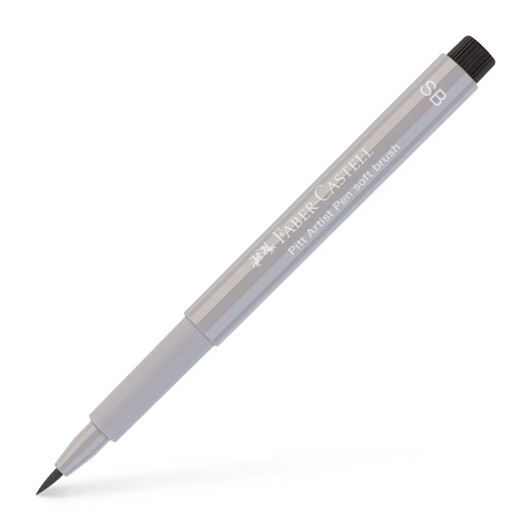 Faber-Castell Pitt Artist India Ink Pen SB 272 Warm Grey III Box Of 10 - A167872