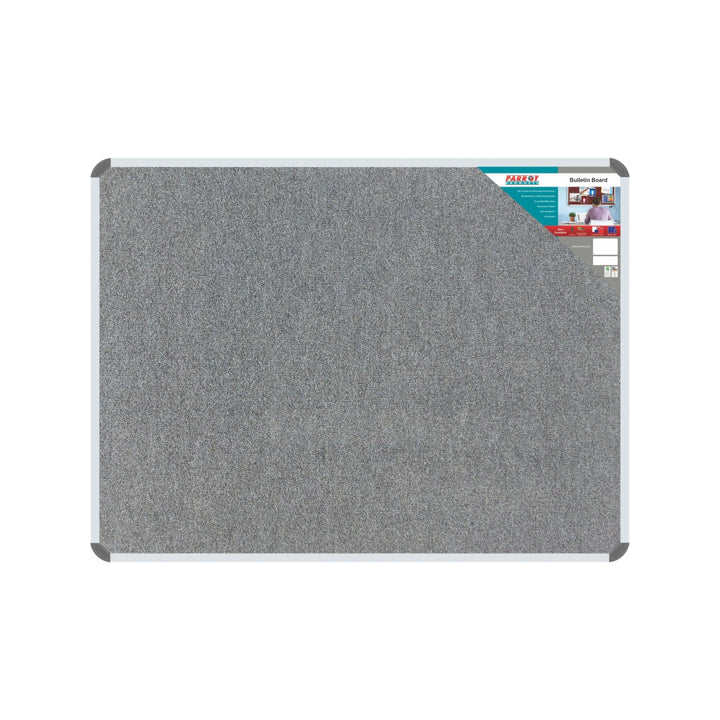 Parrot Bulletin Board Ribbed Aluminium Frame (600x450mm)