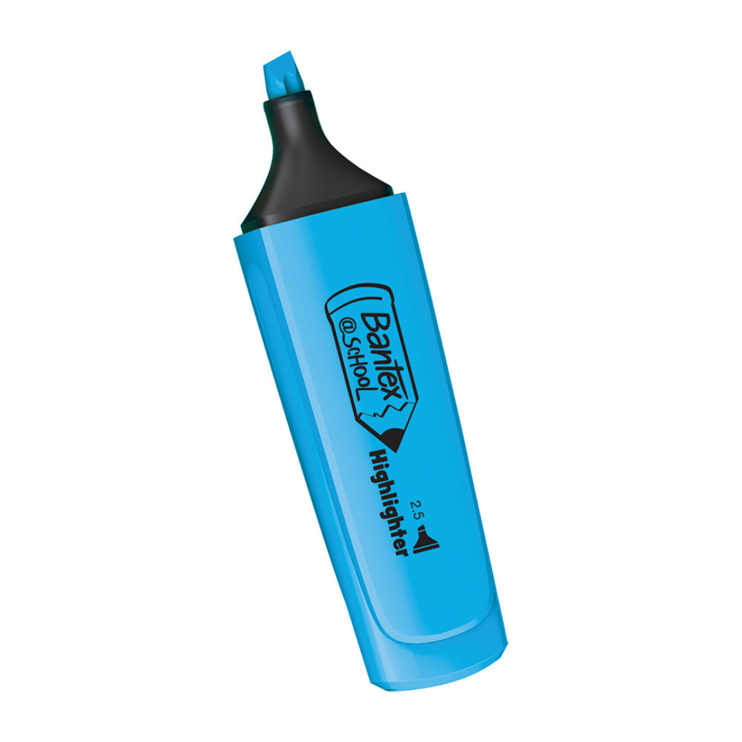 Bantex School Chisel Tip Highlighters