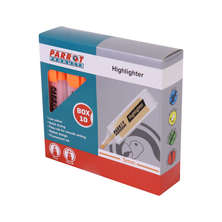 Highlighter Marker Box (10 Markers )