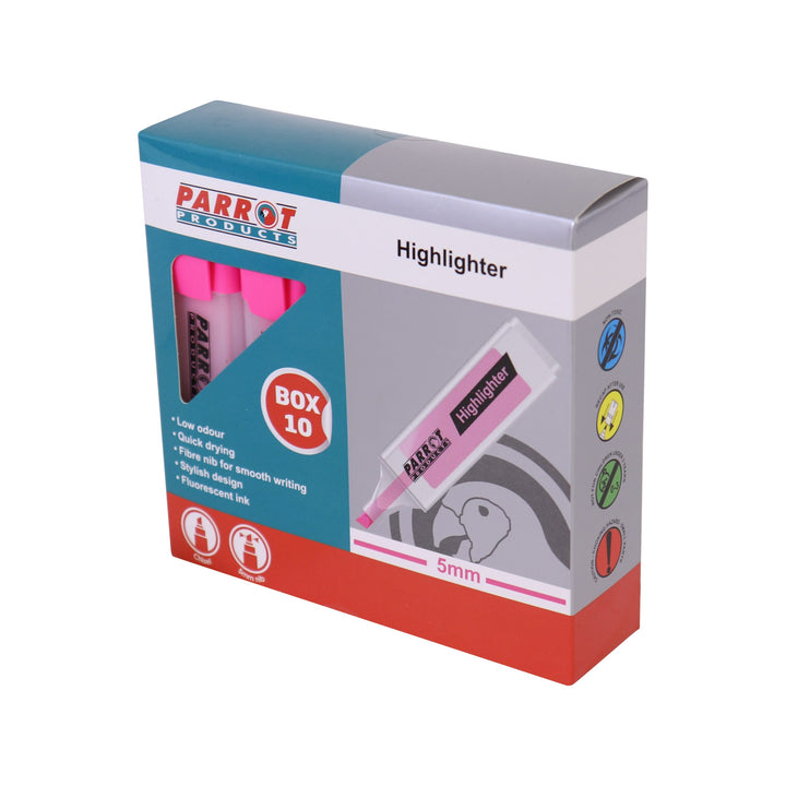Highlighter Marker Box (10 Markers )