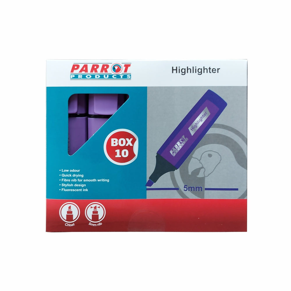 Highlighter Marker Box (10 Markers )