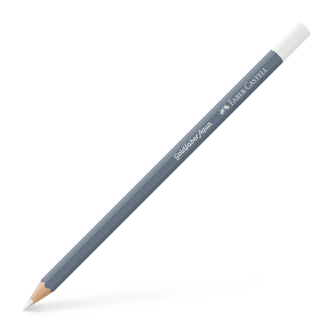 Faber-Castell Goldfaber Aqua Watercolour Pencil 101 White Box Of 12 - A114601