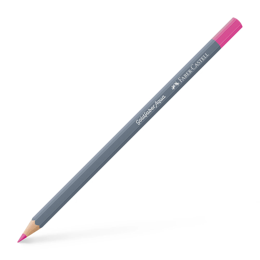 Faber-Castell Goldfaber Aqua Watercolour Pencil 123 Fuchsia Box Of 12 - A114623