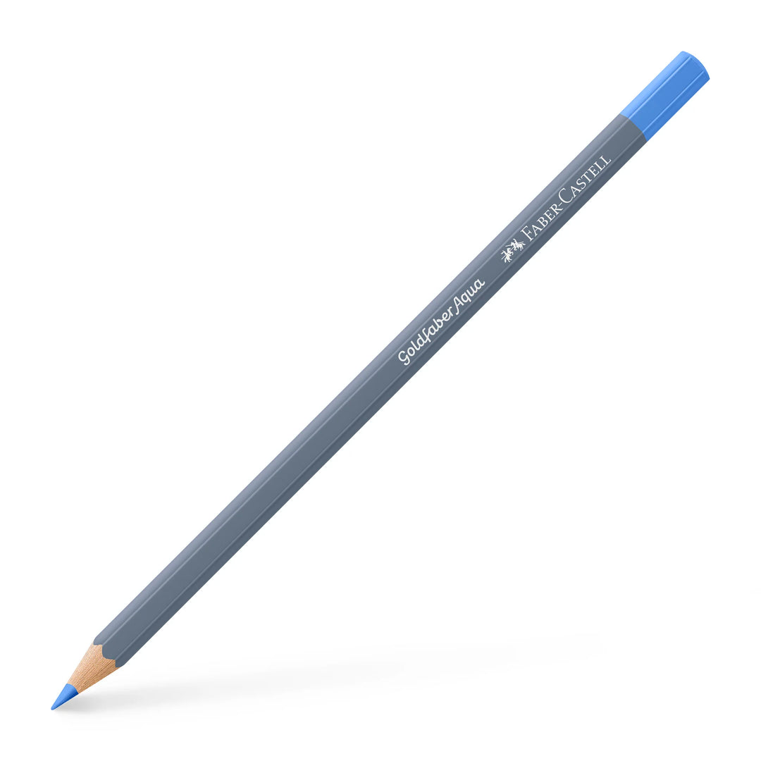 Faber-Castell Goldfaber Aqua Watercolour Pencil 140 Light Ultramarine Box Of 12 - A114640