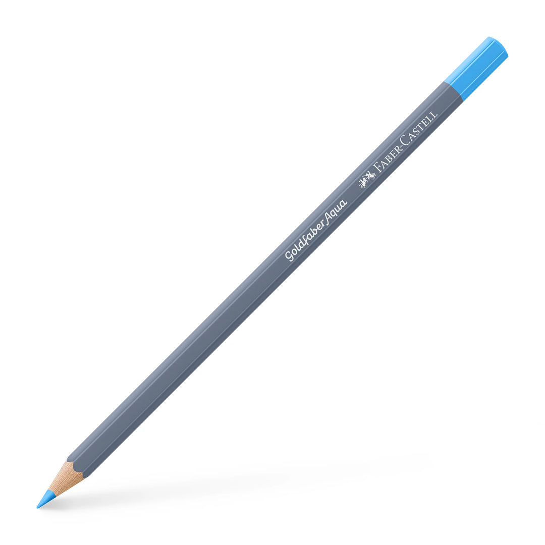 Faber-Castell Goldfaber Aqua Watercolour Pencil 147 Light Blue Box Of 12 - A114647