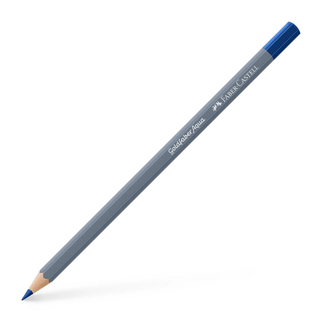 Faber-Castell Goldfaber Aqua Watercolour Pencil 151 Helioblue Reddish Box Of 12 - A114651
