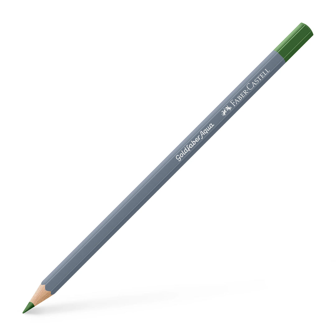 Faber-Castell Goldfaber Colouring Pencil 167 Permanent Green Olive Box Of 12 - A114667