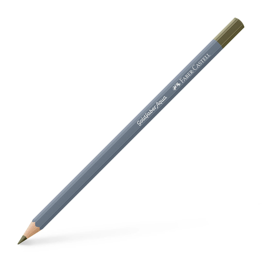 Faber-Castell Goldfaber Colouring Pencil 173 Olive Green Yellowish Box Of 12 - A114673