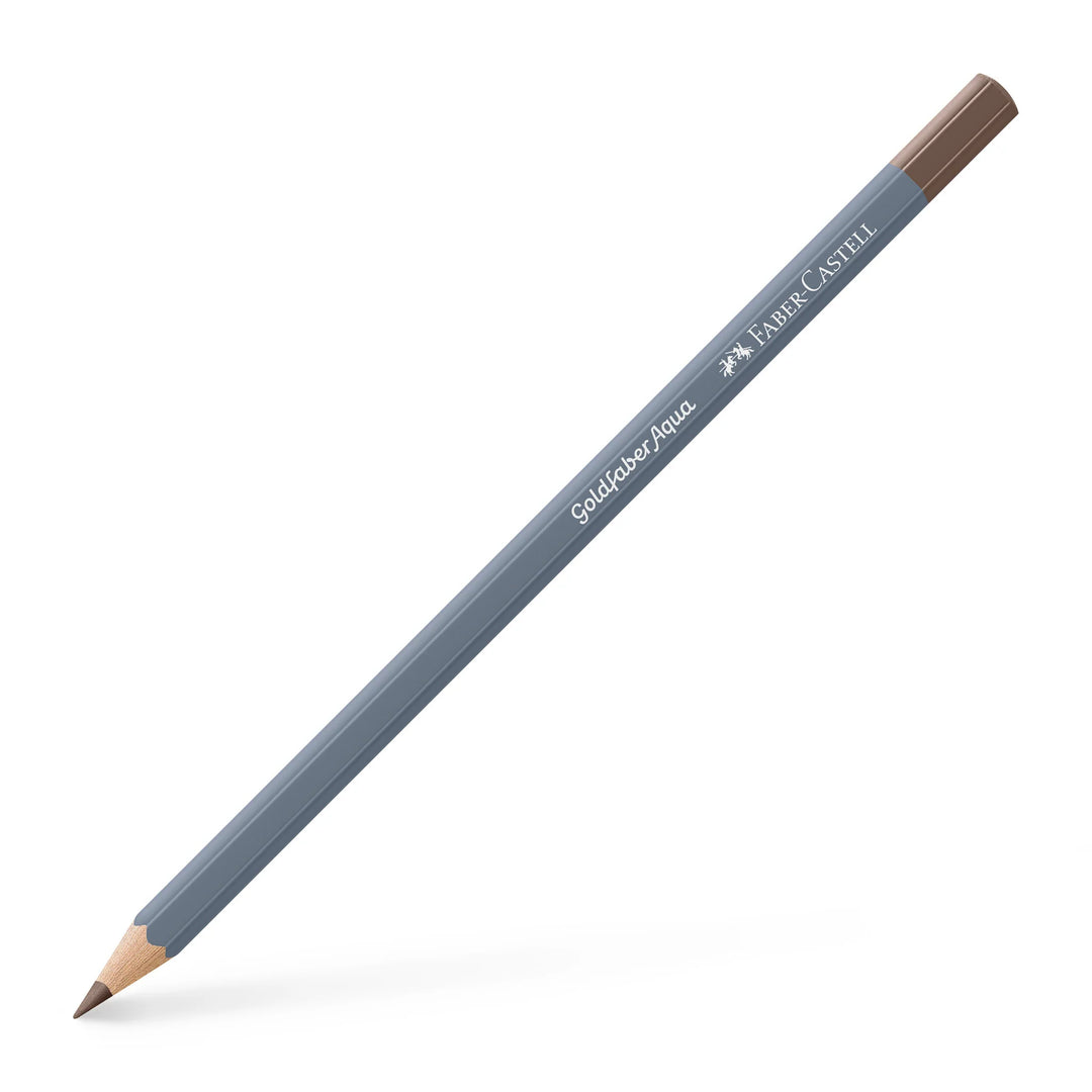 Faber-Castell Goldfaber Colouring Pencil 176 Van Dyck Brown Box Of 12 - A114676