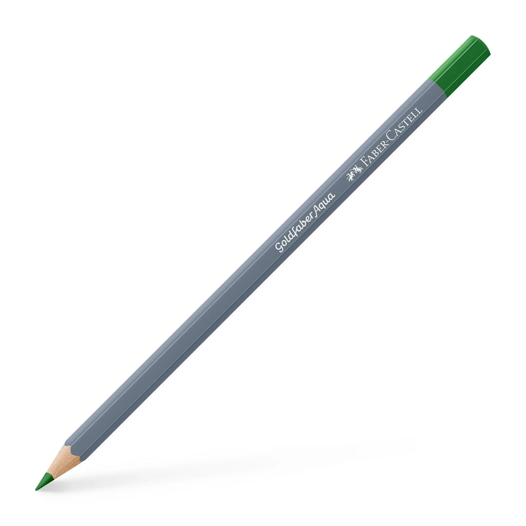 Faber-Castell Goldfaber Colouring Pencil 266 Permanent Green Box Of 12 - A114696