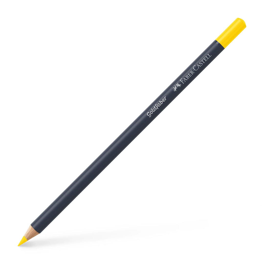 Faber-Castell Goldfaber Colouring Pencil 107 Cadmium Yellow Box Of 12 - A114707