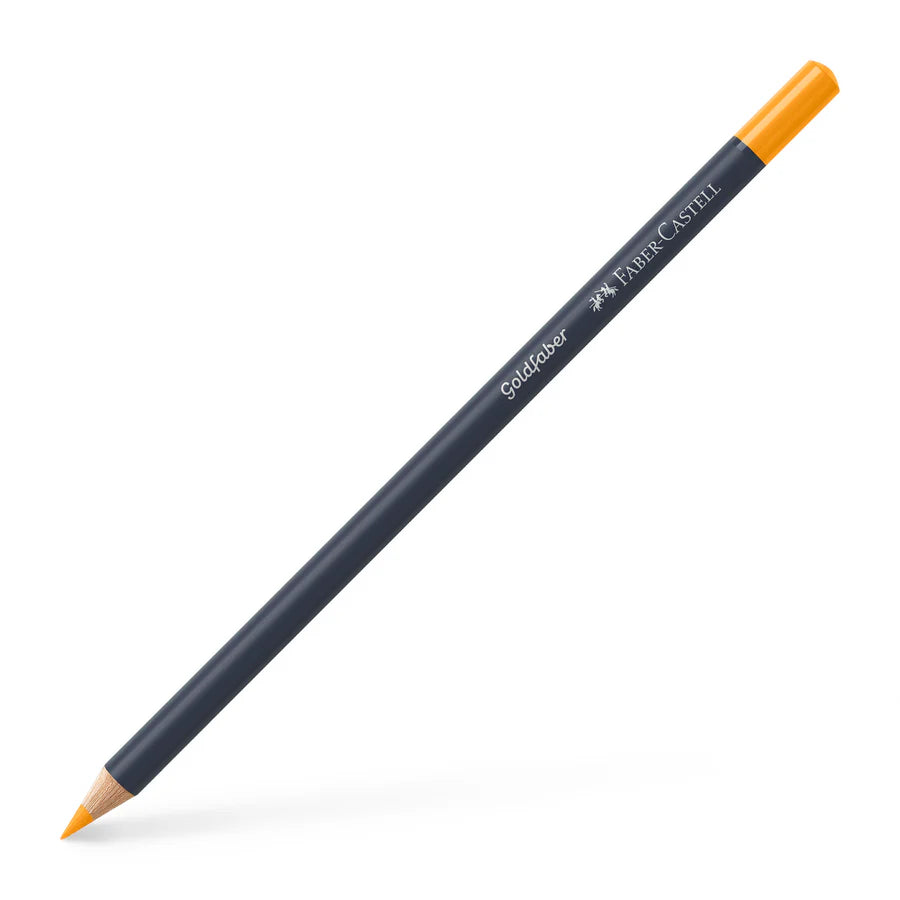 Faber-Castell Goldfaber Colouring Pencil 109 Dark Chrome Yellow Box Of 12 - A114709
