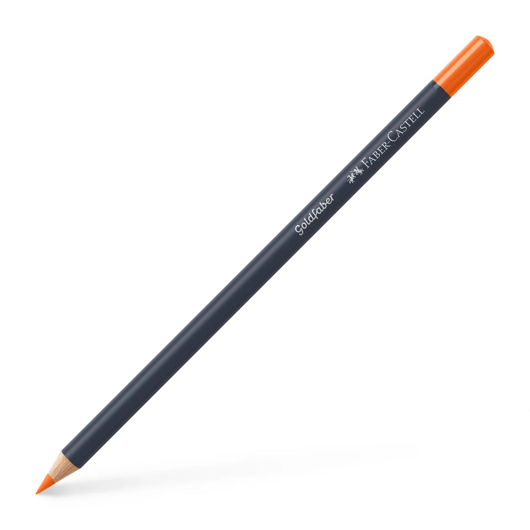 Faber-Castell Goldfaber Colour Pencil 115 Dark Cadmium Orange Box Of 12 - A114715