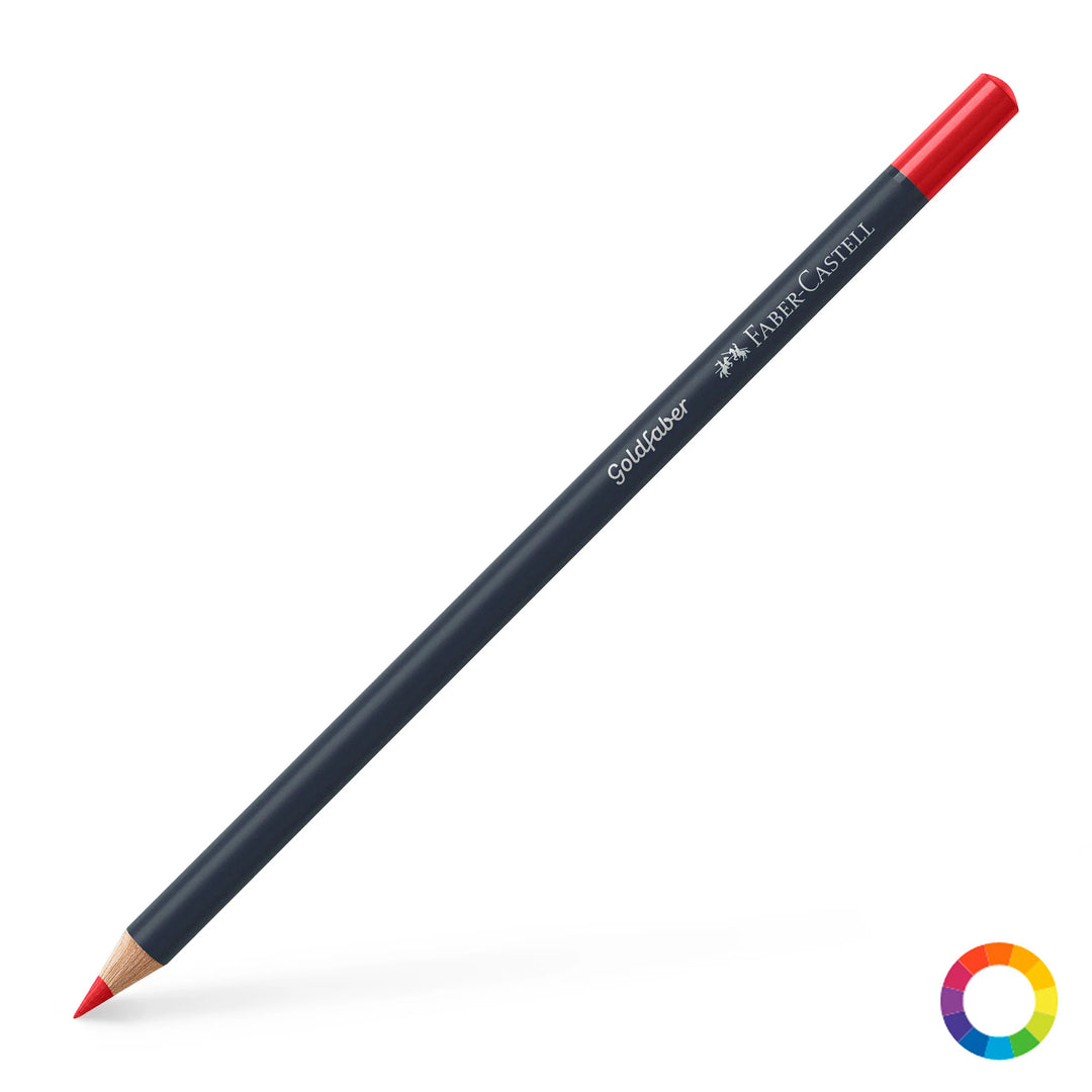 Faber-Castell Goldfaber Colouring Pencil 121 Pale Geranium Lake Box Of 12 - A114721