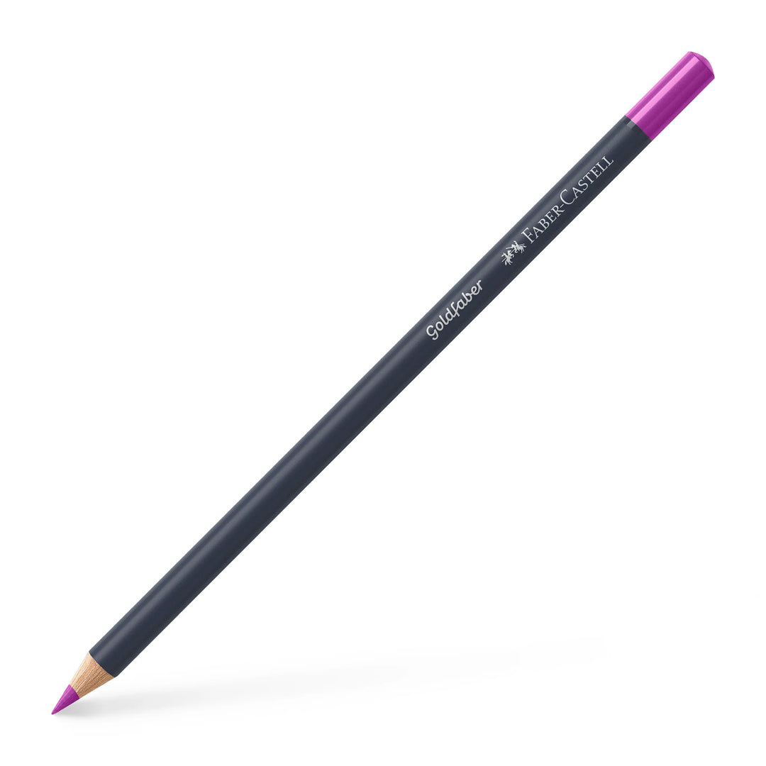 Faber-Castell Goldfaber Colouring Pencil 125 Middle Purple Pink Box Of 12 - A114725