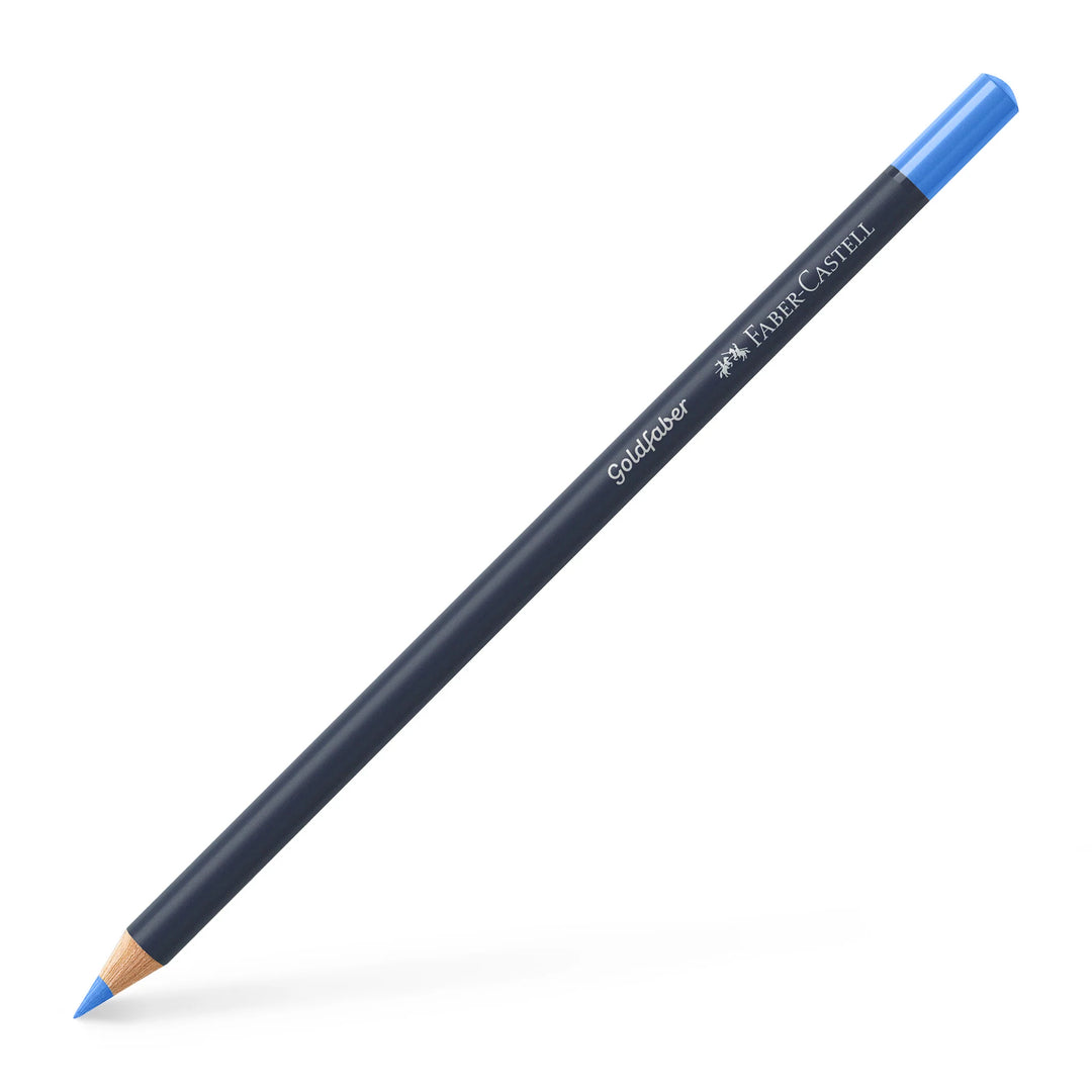 Faber-Castell Goldfaber Colouring Pencil 140 Light Ultramarine Box Of 12 - A114740