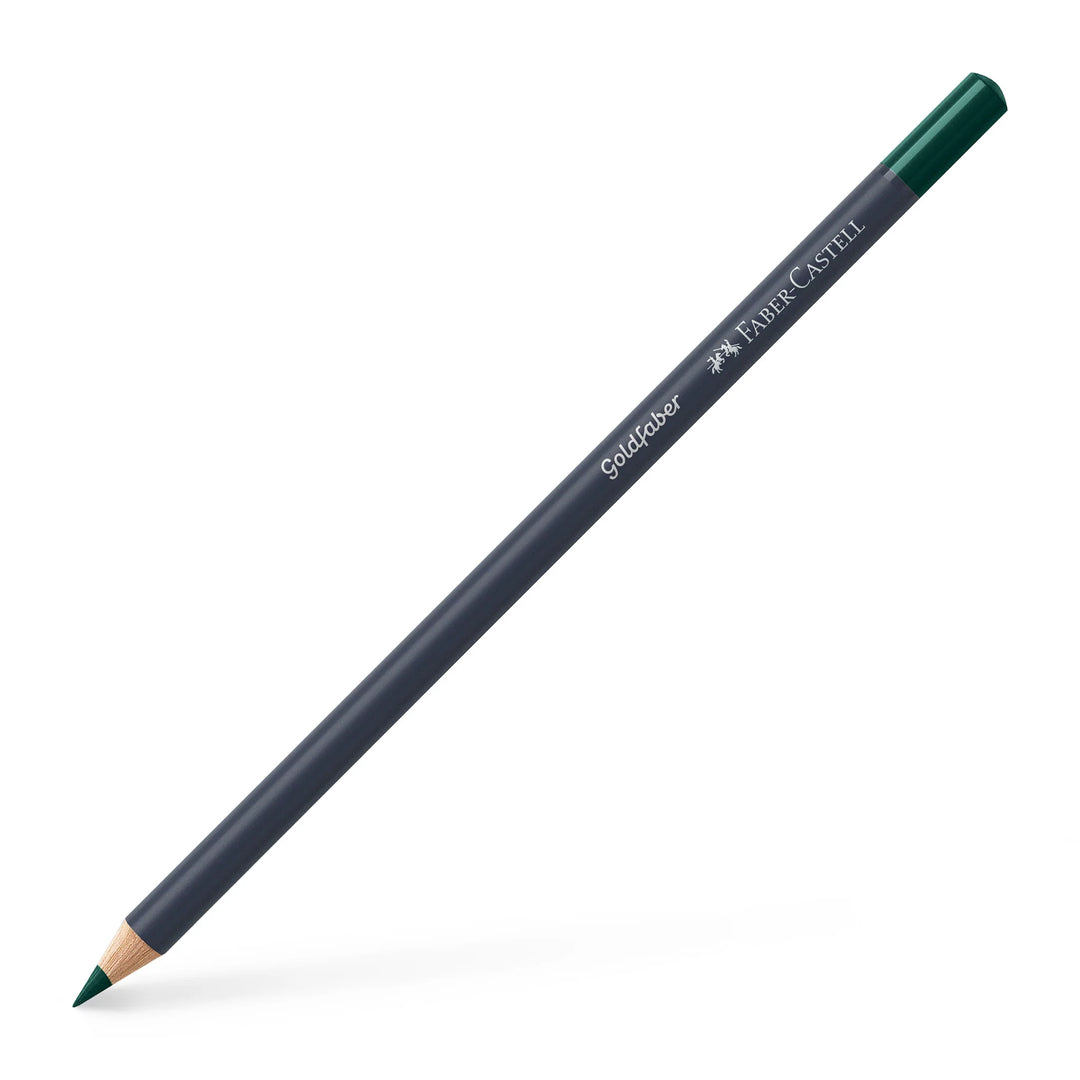 Faber-Castell Goldfaber Colouring Pencil 158 Deep Cobalt Green Box Of 12 - A114758