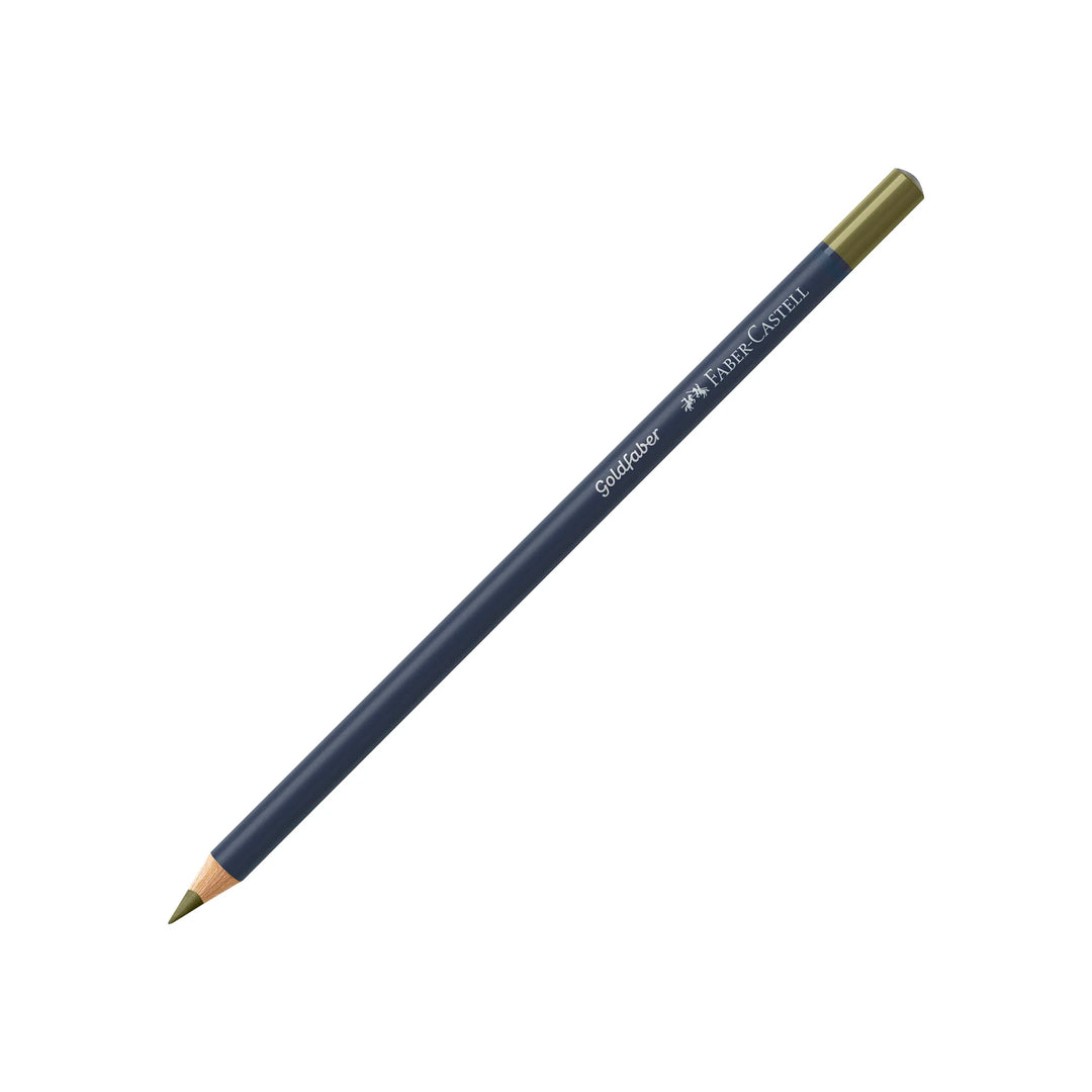Faber-Castell Goldfaber Colouring Pencil 173 Olive Green Yellowish Box Of 12 - A114773