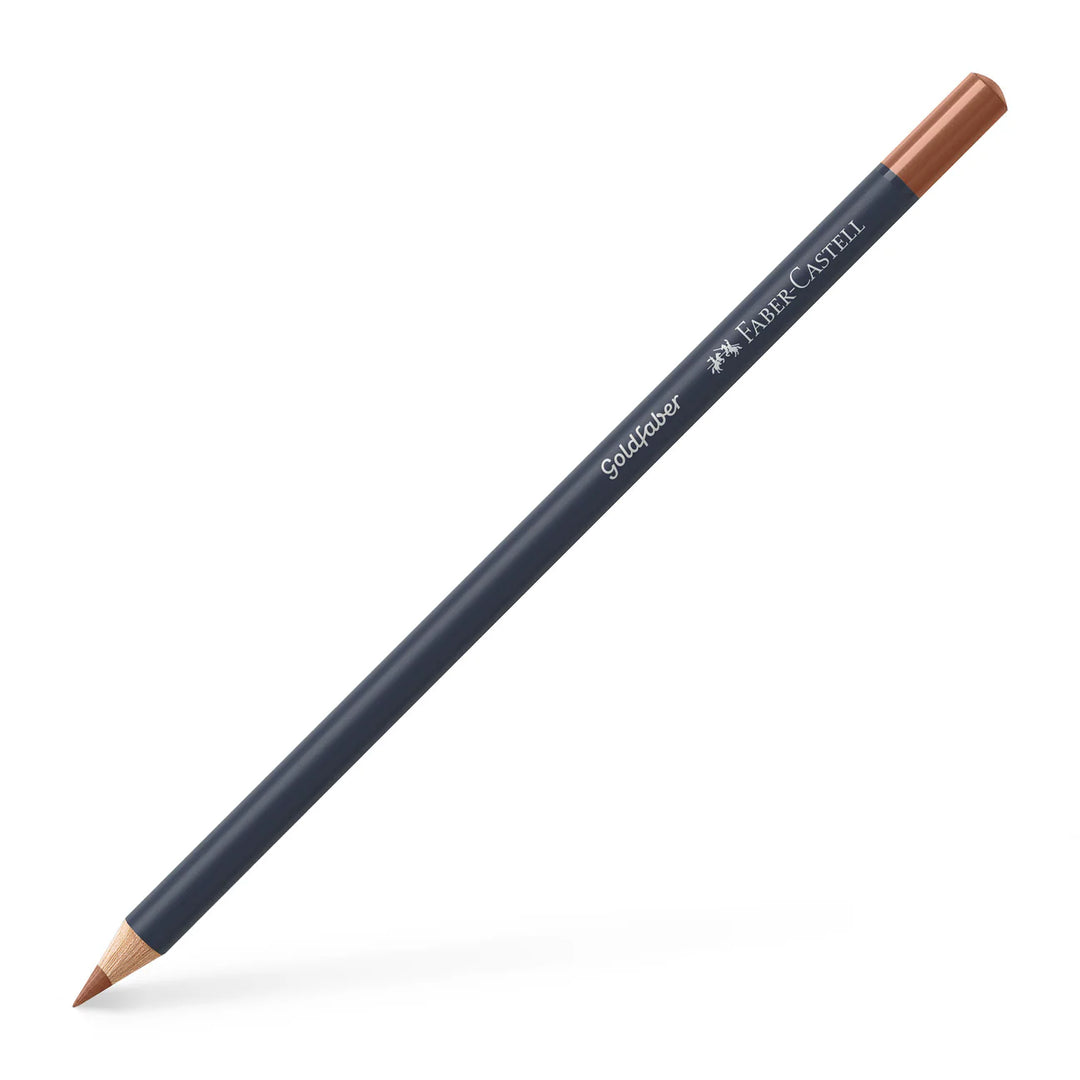 Faber-Castell Goldfaber Colour Pencil 283 Burnt Siena Box Of 12 - A114797