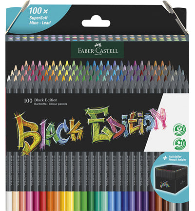 Faber-Castell Black Edition Colour Pencils Packet Of 100 - A116411