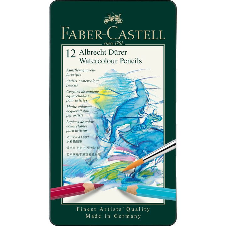Faber-Castell Albrecht Dürer Watercolour Pencil Tin Of 12 - A117512