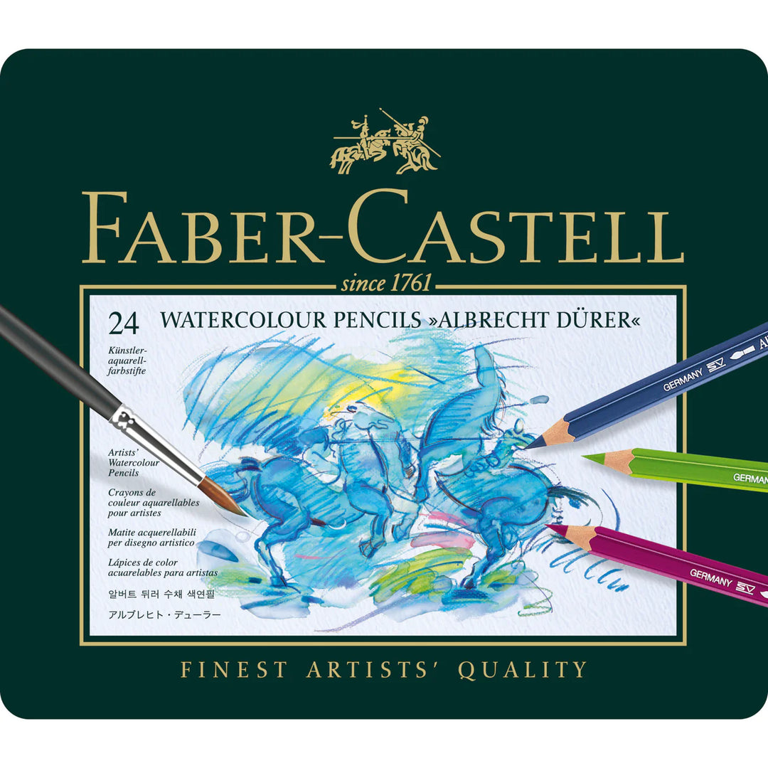Faber-Castell Albrecht Dürer Watercolour Pencil Tin Of 24 - A117524