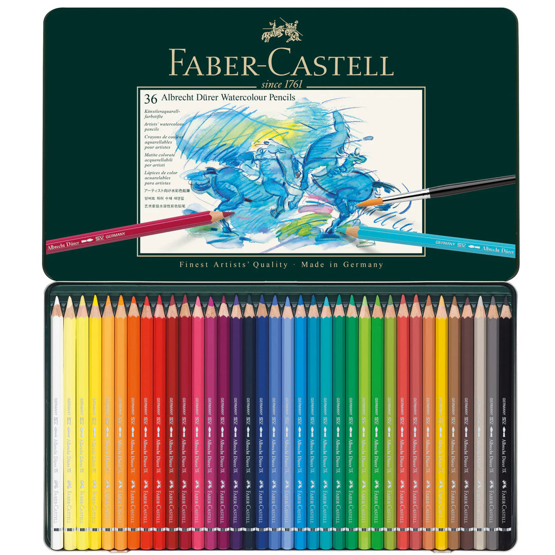 Faber-Castell Albrecht Dürer Watercolour Pencil Tin Of 36 - A117536