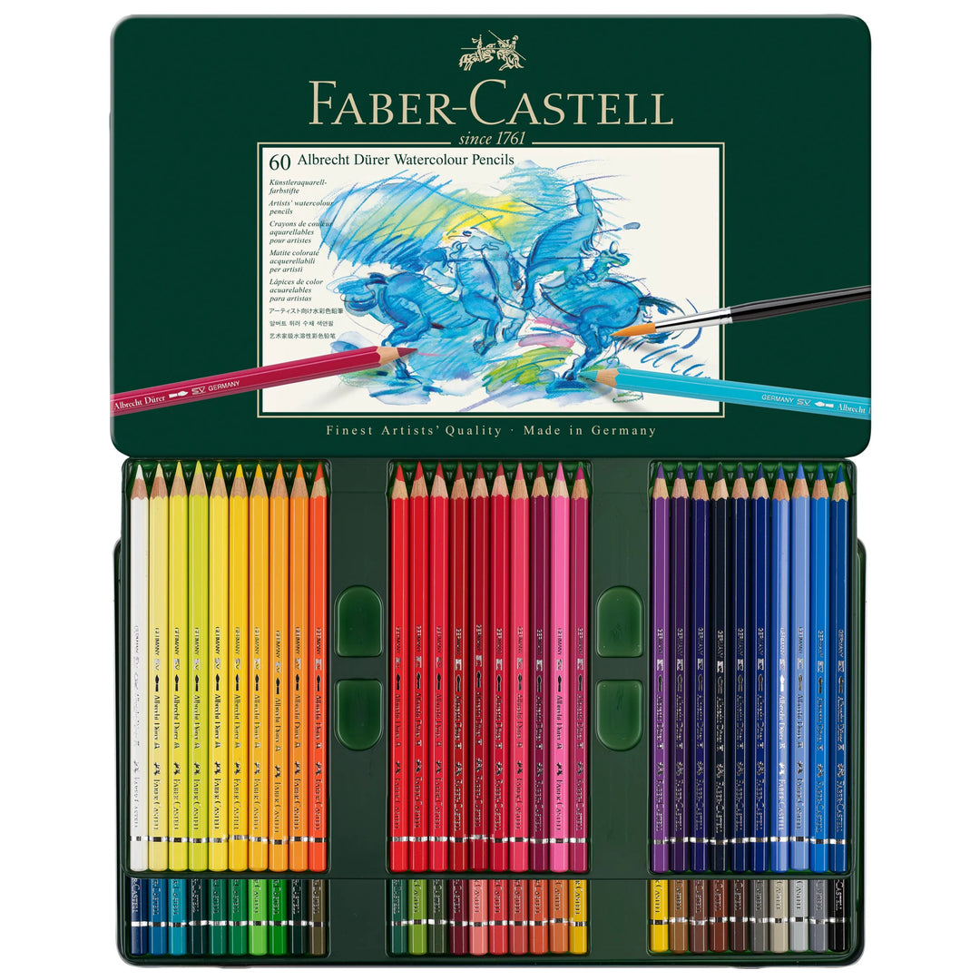 Faber-Castell Albrecht Dürer Watercolour Pencil Tin Of 60 - A117560