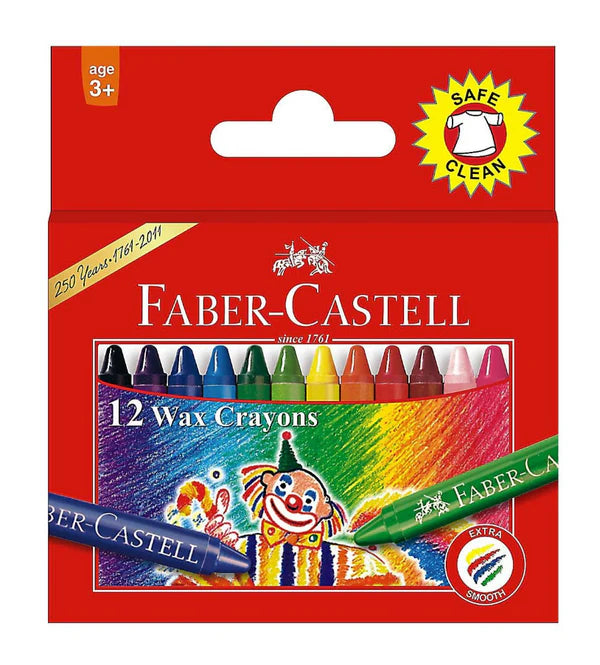 Faber-Castell Slim Wax Crayon 12/24 Pieces