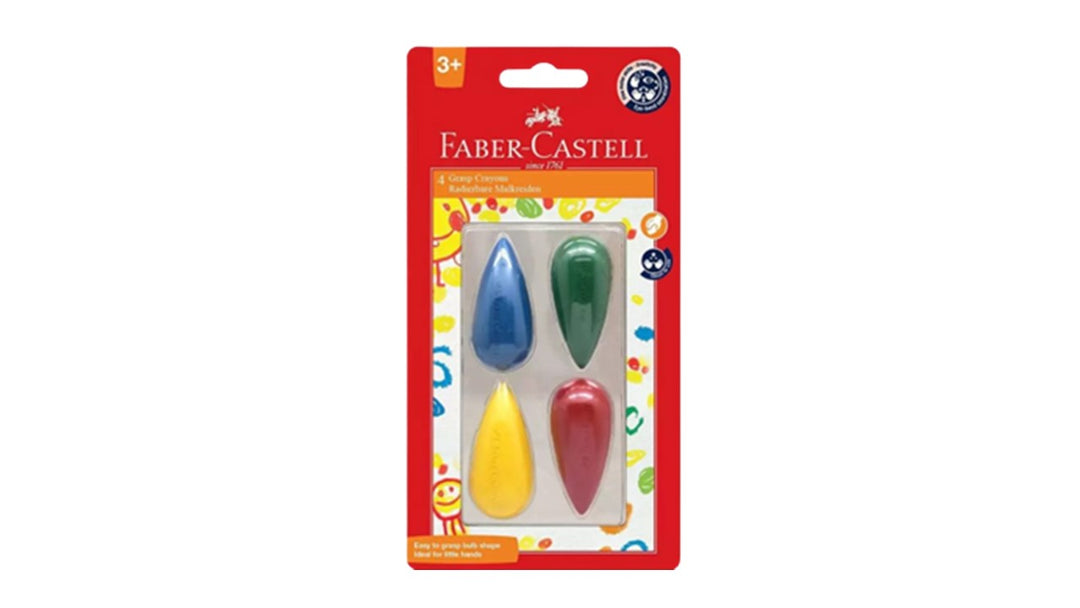 Faber-Castell Little Creatives Easy Grasp Crayons Set of 4/6