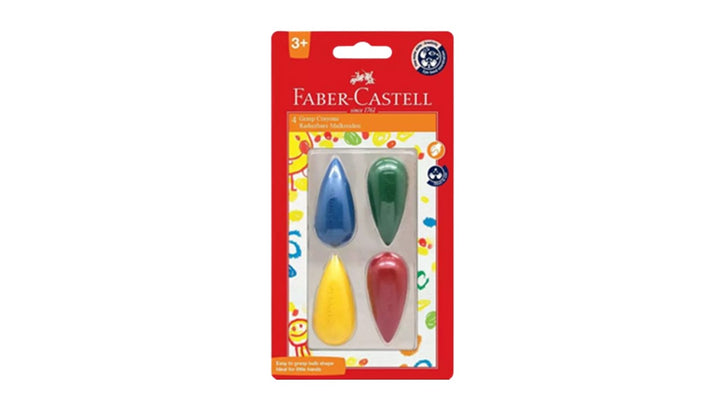 Faber-Castell Little Creatives Easy Grasp Crayons Set of 4/6