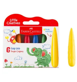 Faber-Castell Little Creatives Easy Grasp Crayons Set of 4/6