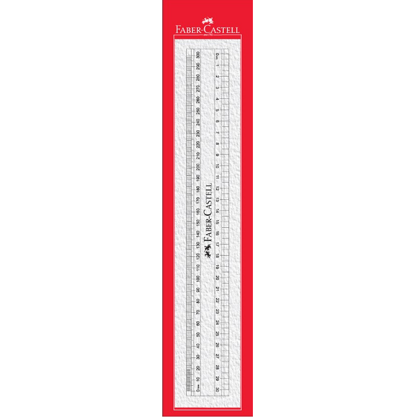 Faber-Castell Clear 30cm Ruler – Grip Design - A171220