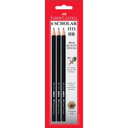 SCHOLAR 1111 HB PENCIL X6 - AC11116HB