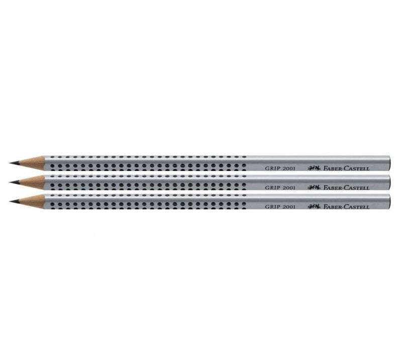 Faber-Castell Blister Grip 2001 HB Pencil Pack Of 3 - AC317096