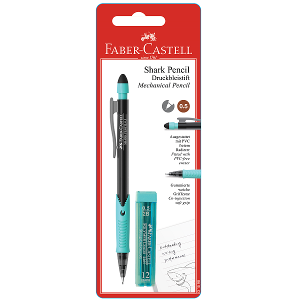 Shark Mechanical pencil 0.5mm with tube of 12 spare leads - AC531597