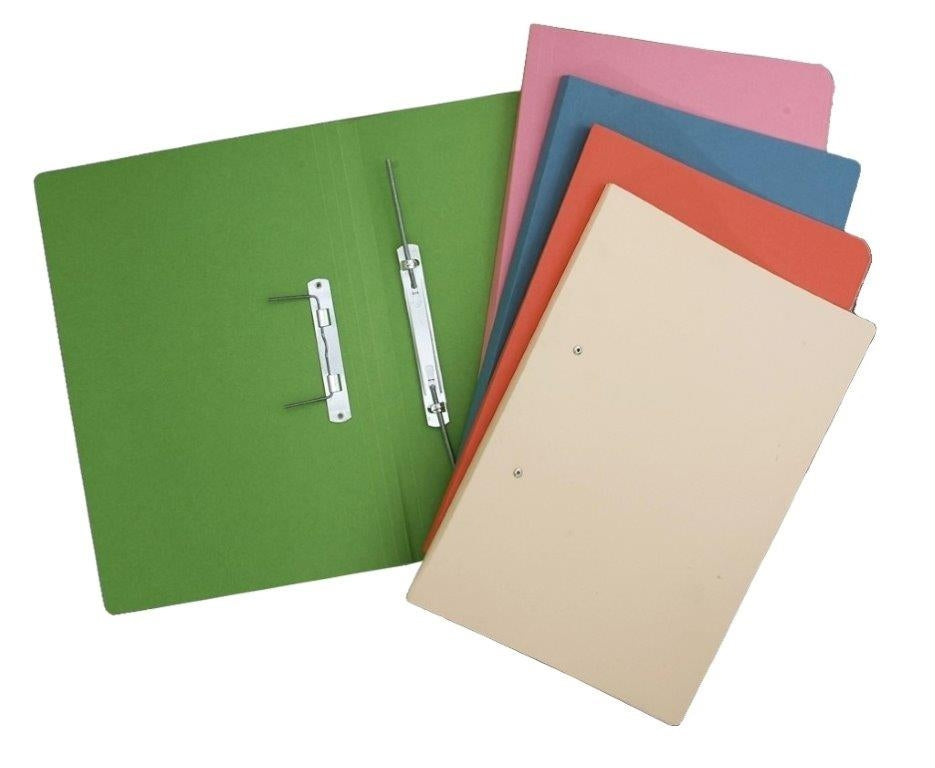 Croxley JD1110 Acc File Foolscap Light colour Each pack 20