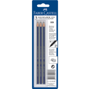 Faber-Castell Goldfaber bubble Pencil 3 Pencils HB Carded - ACHB3EP