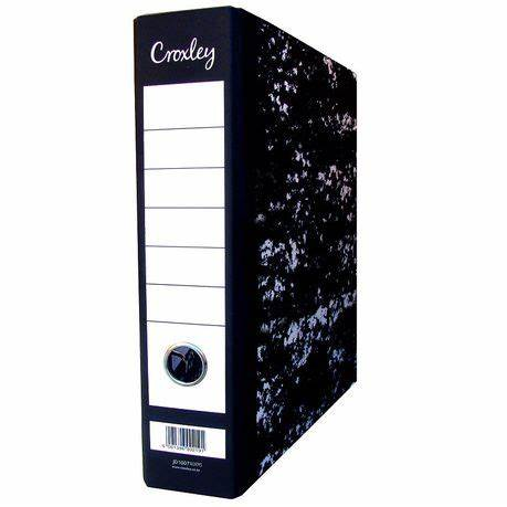 Croxley A4 L/A No Rado No Index 80mm Spine - ALF1007NORMAL