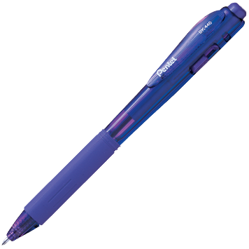 Pentel Retractable Ballpoint Pen Ball Soft Grip Pen 0.1mm