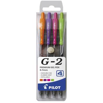 Pilot G2 Fashion Wallet of 4 - BL-G2-7-FAS-W4