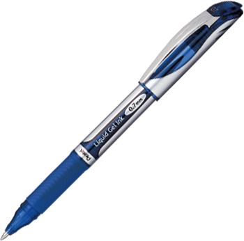 Pentel Energel Metal Tip Rollerball Black