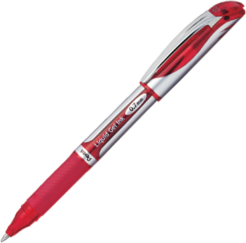 Pentel Energel Metal Tip Rollerball Black
