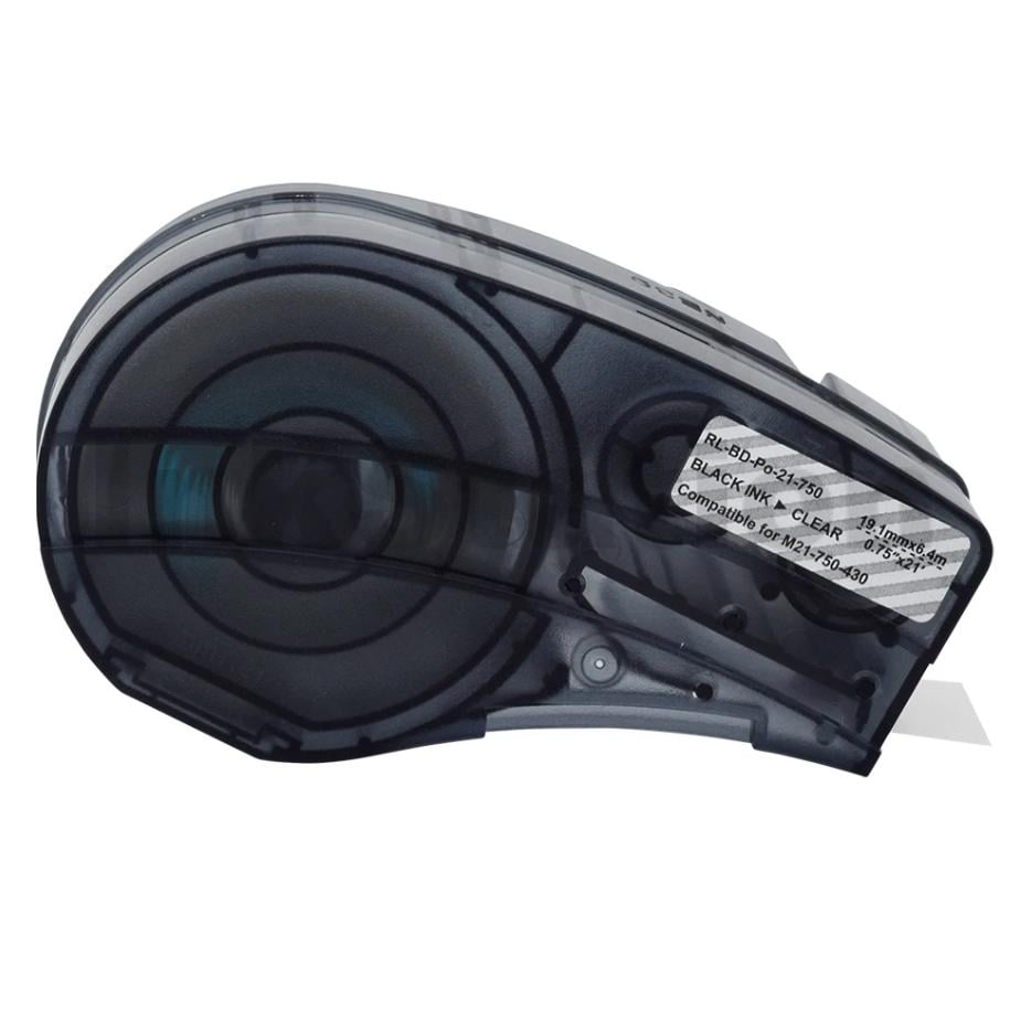 Brady Compatible - BM 21-750-430 Black on clear