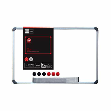 Croxley White Board+Accs 600x900mm Magnetic Each