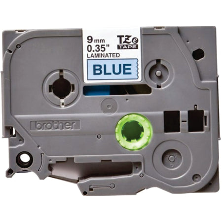 Brother TZe-521 Labelling Tape 9mm Black On Blue Tape - BRTZ521